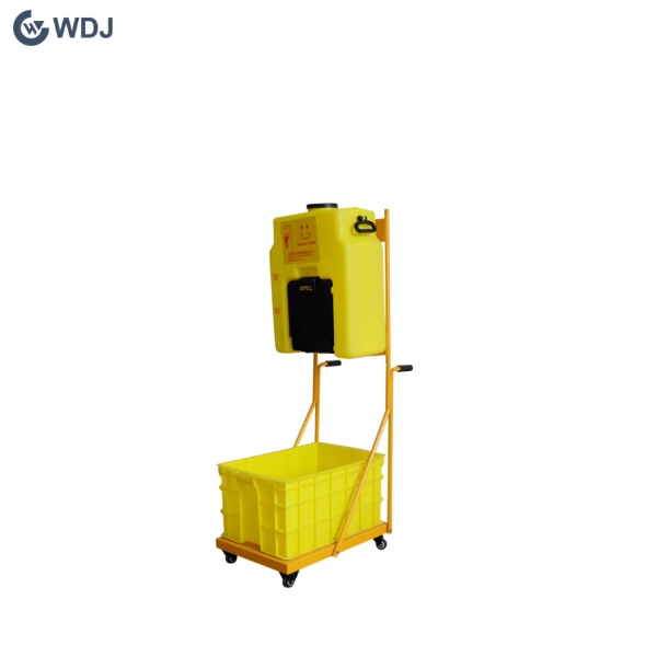 Portable Emergency Eye Wash Station with Waste Water Collection Tray